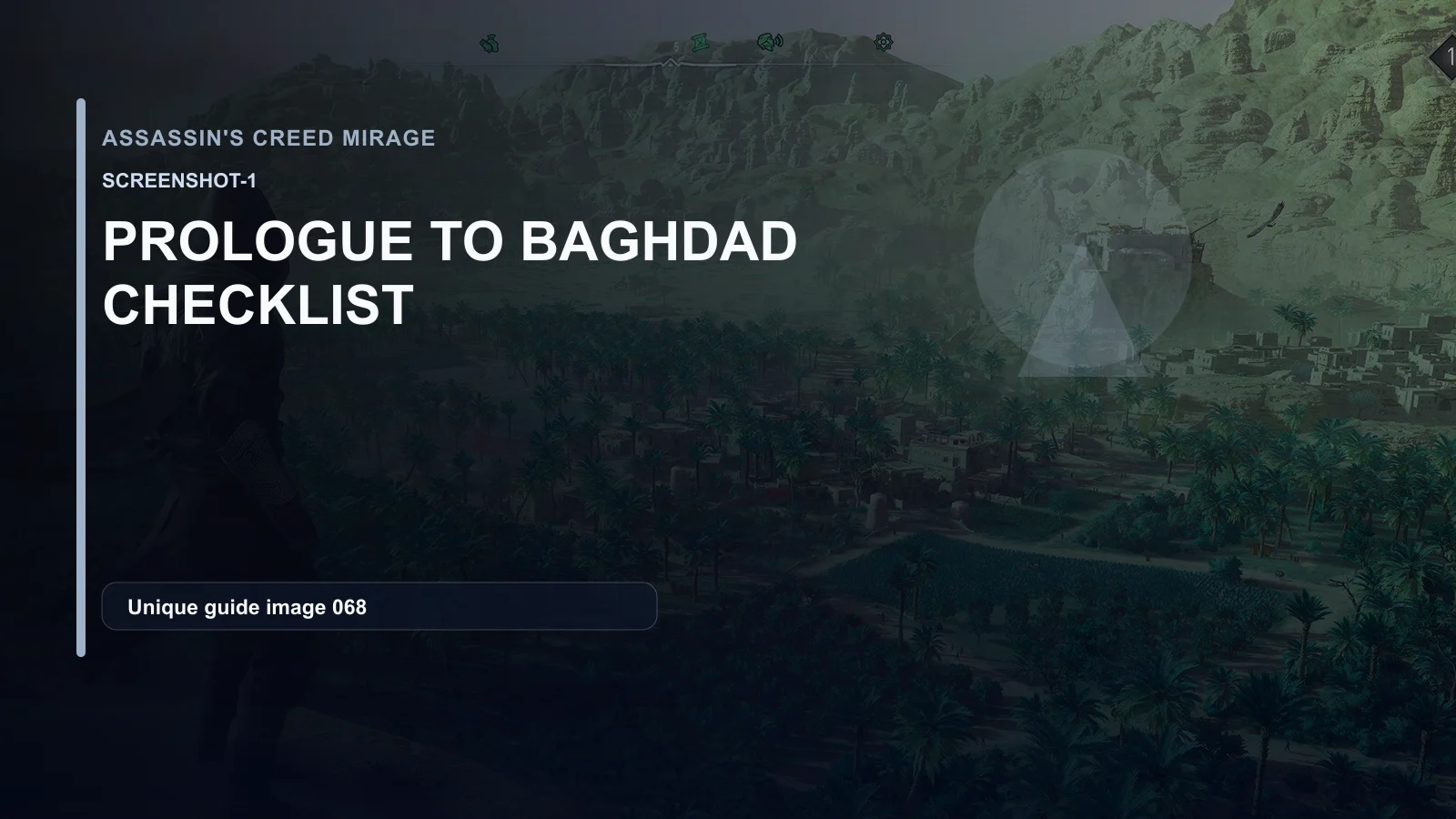 Prologue to Baghdad Checklist: Prompts You Should Not Skip