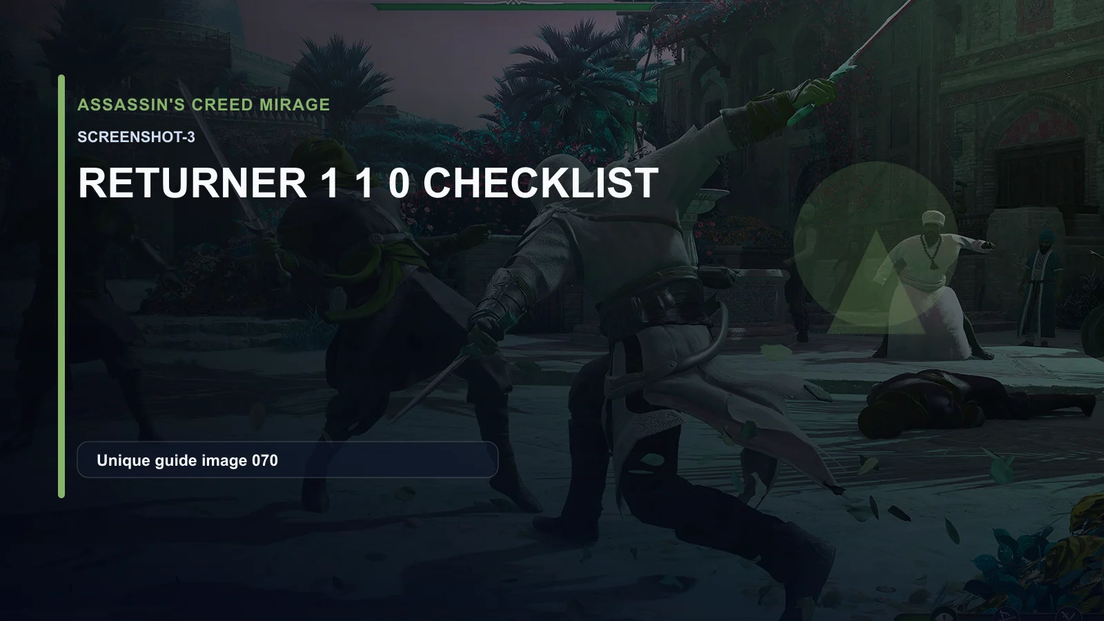 Update 1.1.0 Returner Checklist: New Content and Global Changes
